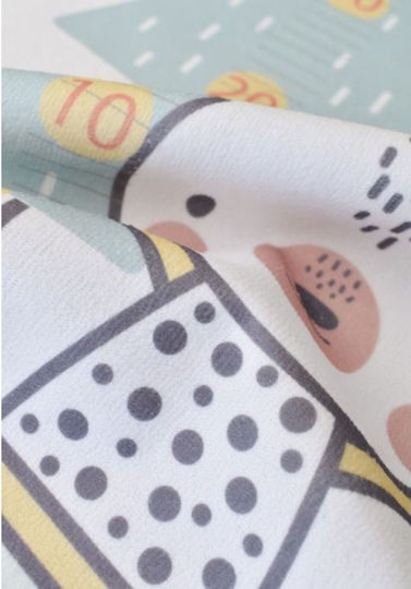 Bi Baby Rain Teddy Bear Wasserdichtes Wickeltuch Weiß 50x75cm.