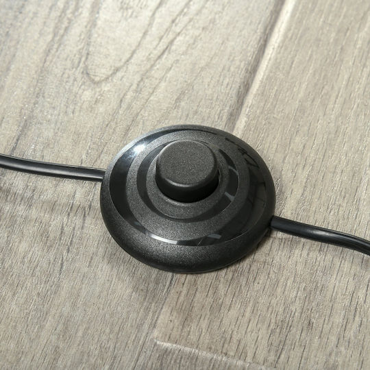 HomCom Vintage Lampa de podea Auriu