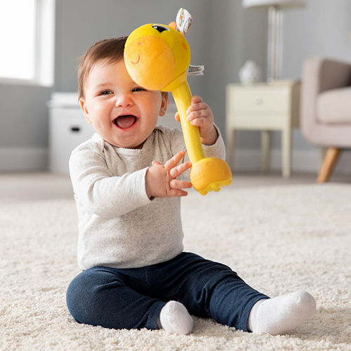 Lamaze Animăluț Wacky Girafă din Țesătură cu Sunete pentru 0++ Luni