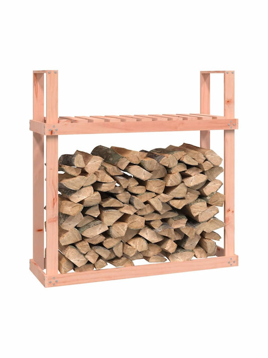 vidaXL Hölzernes Box Holzlagerung 110x35x108.5cm Braun