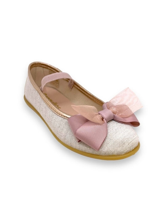 Conguitos Kids Ballerinas with Elastic Strap Pink