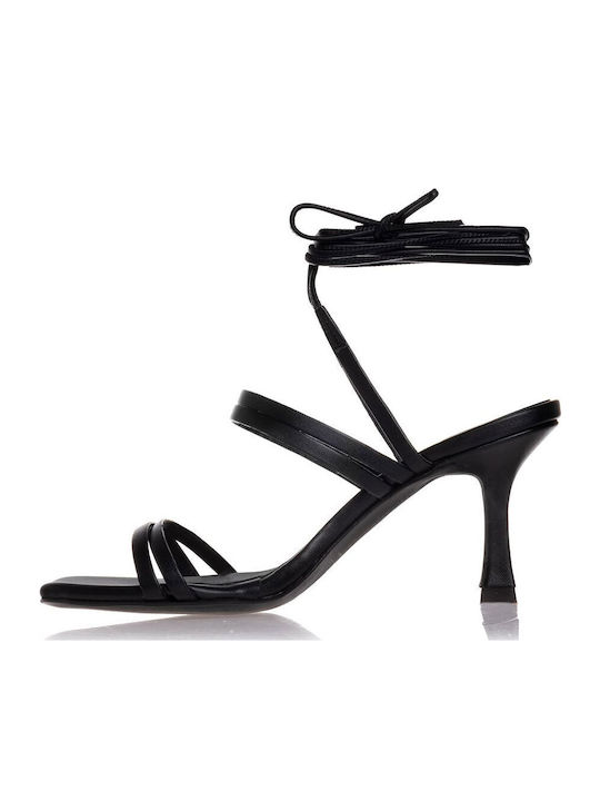 Leather Sandals Black