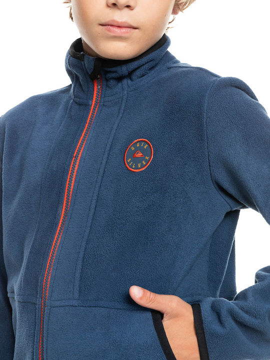 Kids Cardigan Fleece Blue Boys