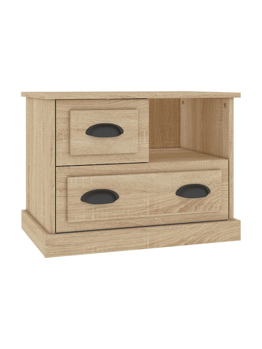 Wooden Bedside Table Sonoma 60x39x45cm