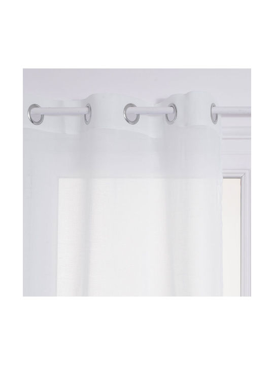 Atmosphera Curtain with Grommet A-S Ana White 140x240cm