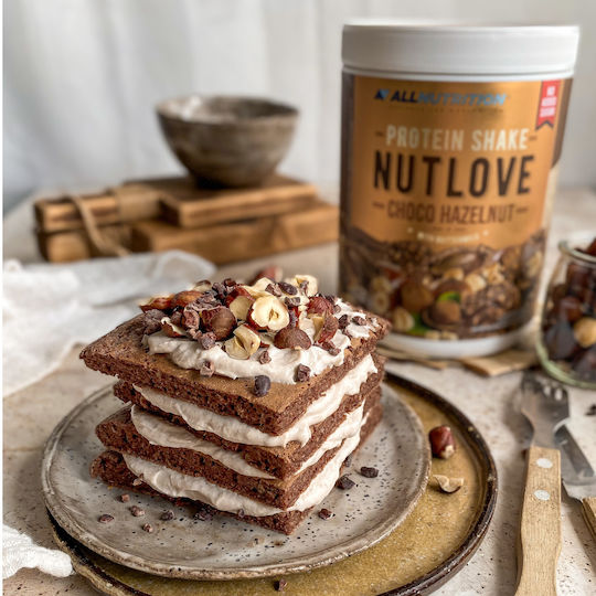 AllNutrition Nutlove Protein Shake Протеин Суроватъчен с Вкус Chocolate Hazelnut 630гр