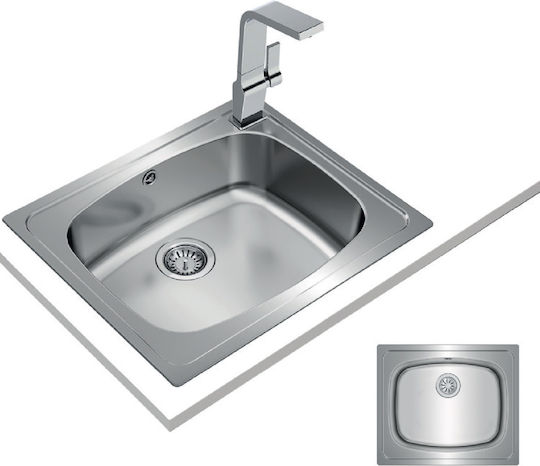 Teka Universe 60 T-XP 1B Drop-In Inox Μ60xΠ51см сребърен