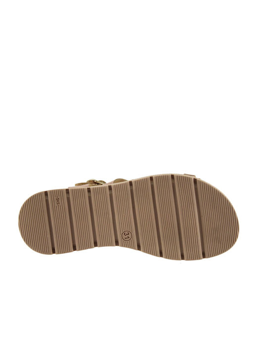 Milanos Children's Sandals Leather 140 Copper