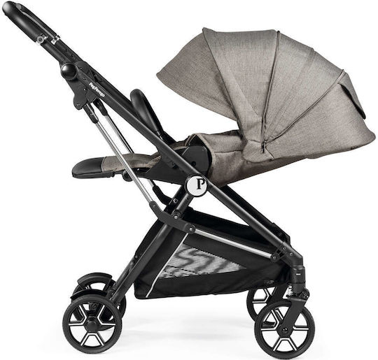 Peg Perego Vivace SLK Modular Ρυθμιζόμενο Καρότσι 3 σε 1 Kατάλληλο για Nεογέννητο City Grey 9.4kg