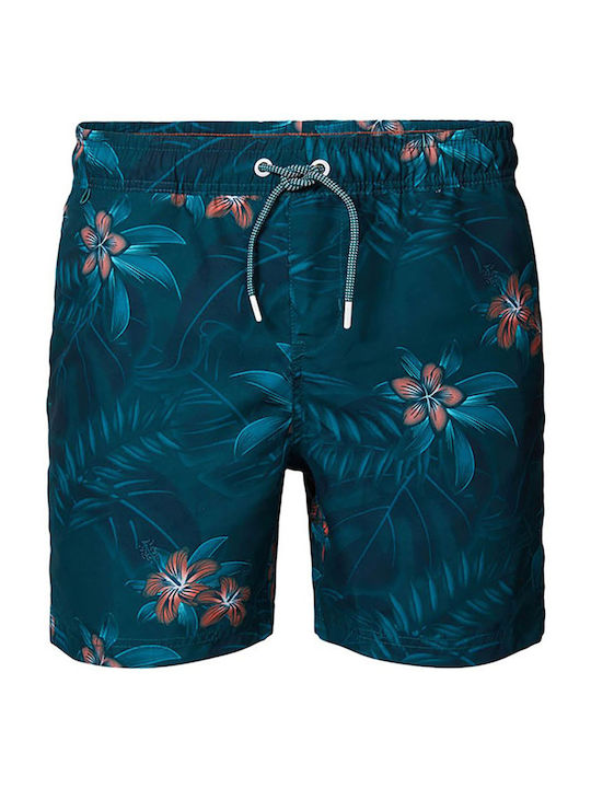 Petrol Industries Men's Swimwear Shorts Green Floral