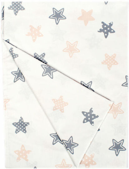 Dimcol Комплект чаршафи Единично Памучни Star 103 Сив 160x240см 3бр