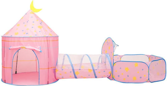 vidaXL vidaXL Play Tent Tunnel Pink for 3 Years and Older