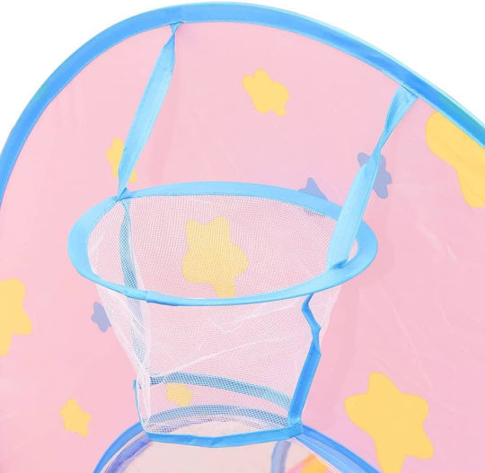 vidaXL vidaXL Play Tent Tunnel Pink for 3 Years and Older