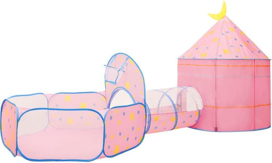 vidaXL vidaXL Play Tent Tunnel Pink for 3 Years and Older