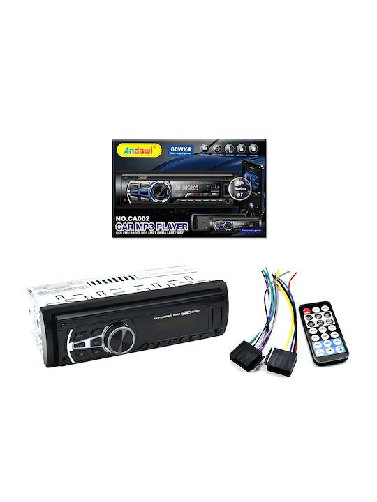 Andowl Ηχοσύστημα Αυτοκινήτου 1DIN (Bluetooth/USB)
