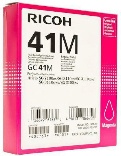 Ricoh GC41M Original InkJet Printer Ink Magenta (405763)