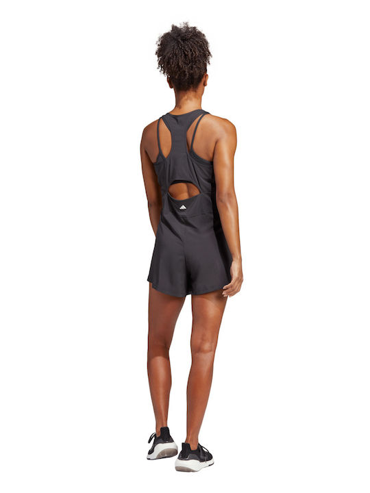 adidas Train icons 3 Women's Sleeveless One-piece Shorts Black