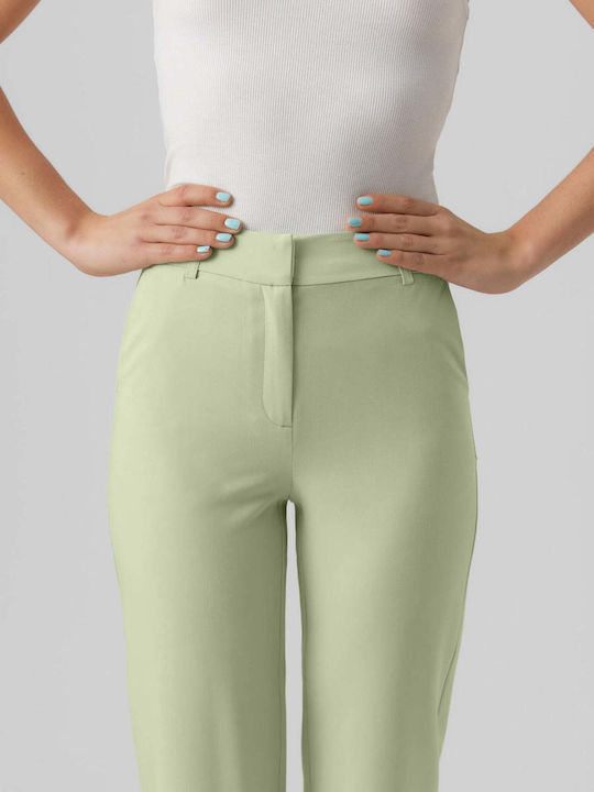 Damen Stoff Hose Türkis
