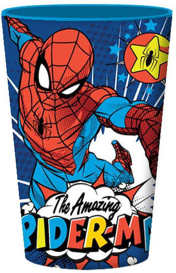 Διακάκης Σετ Φαγητού Spiderman από Πλαστικό Μπλε 3τμχ