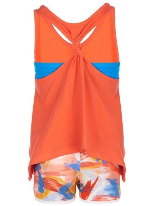 Mandarino Kinder Set mit Shorts Sommer 2Stück Orange