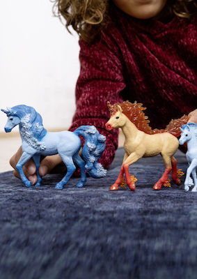 Schleich-S Miniature Toy Elementa Water Flames Unicorn Foal Bayala for 5-12 Years