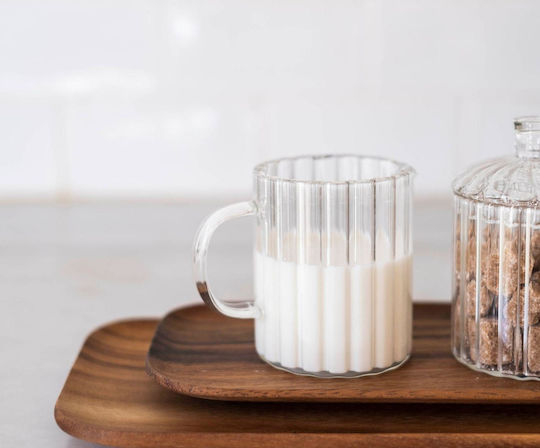 Andrea House Glass Milk Jug - Sugar Bowl Set 2pcs
