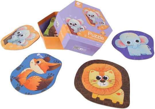 Kids Puzzle Forest Animals for 1.5+ years+ Years 24pcs Classic World