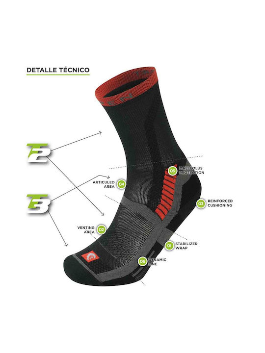 Lorpen T3 Light Hiker Αθλητικές Κάλτσες Μαύρες