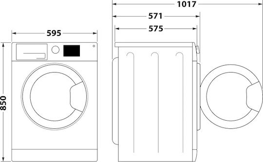 Whirlpool Waschmaschine 7kg 1200 Umdrehungen 6. Sinn FFS 7259 B EE