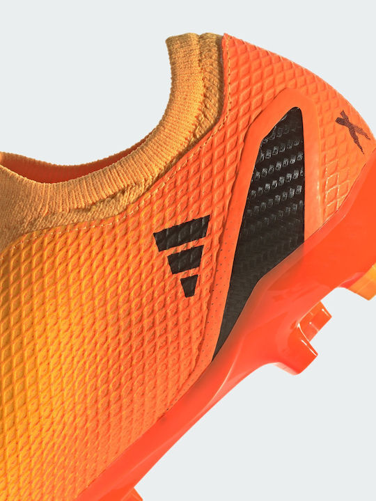 adidas X Speedportal.3 FG Low Football Shoes with Cleats Solar Gold / Core Black / Team Solar Orange