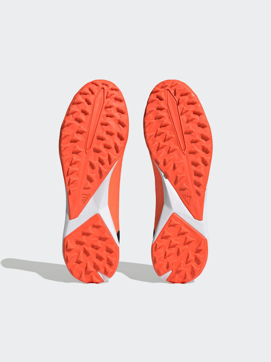 Adidas Predator Precision.3 High Football Shoes TF with Molded Cleats Team Solar Orange / Core Black