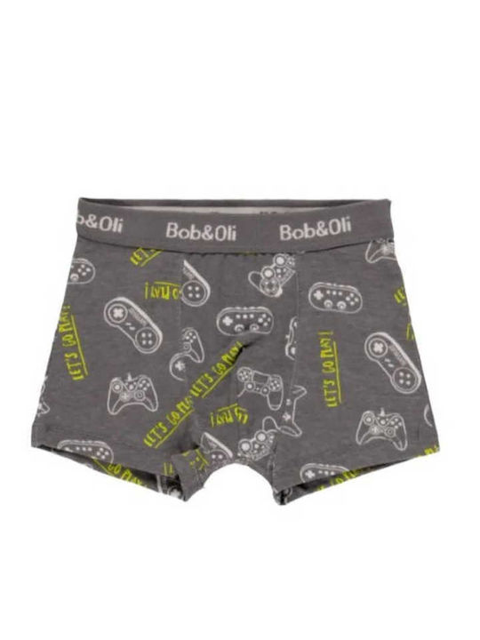 Boboli Kids Set with Boxers Gray 3pcs