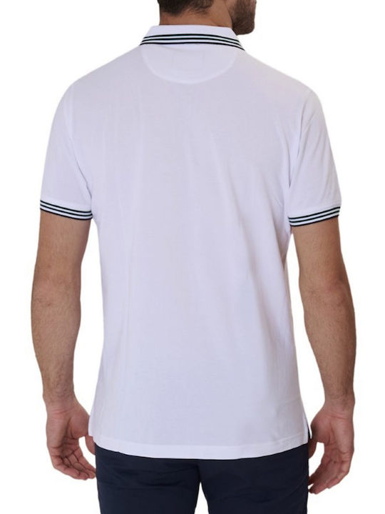 Dors Men's Short Sleeve Blouse Polo White