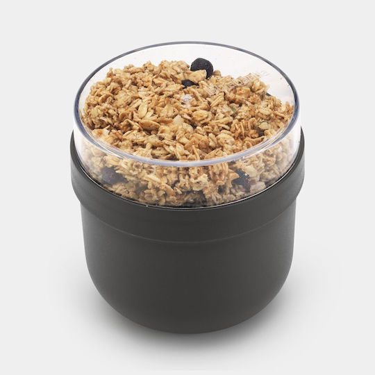Brabantia Cutie De Prânz Din Plastic Gri Cu Compartimente 500ml
