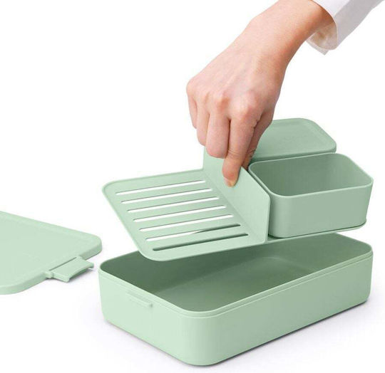 Brabantia Brabantia Kunststoff Mittagsbox Mit Fächern Grüne 2lt