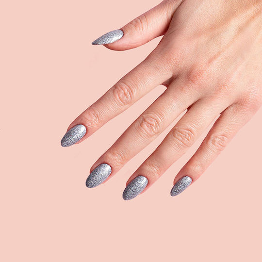 Semilac Semi-Permanent Nail Polish 461 Hollywood Silver 7ml 1pcs