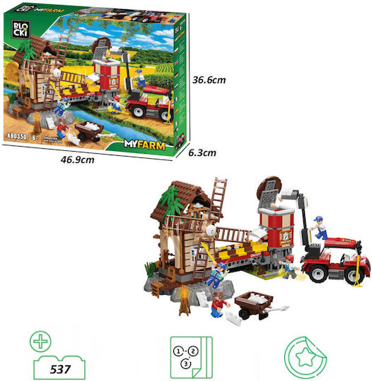 Blocki Blocki My Farm Windmühle für 6+ Jahre 537 Stück