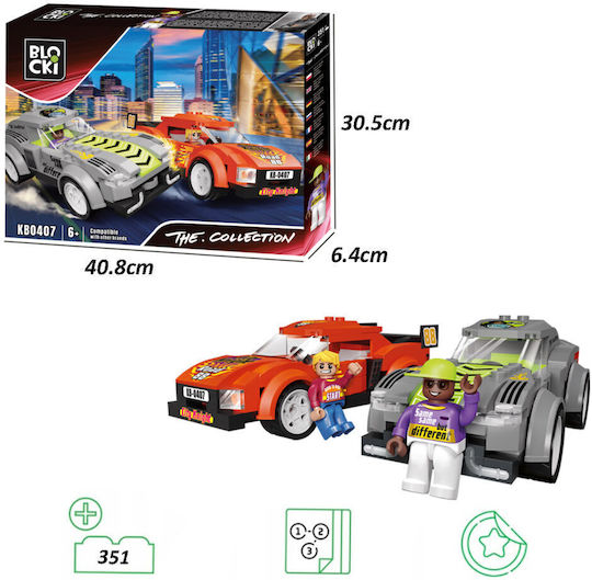 Blocki Τουβλάκια City Racing για 6+ Ετών 351τμχ