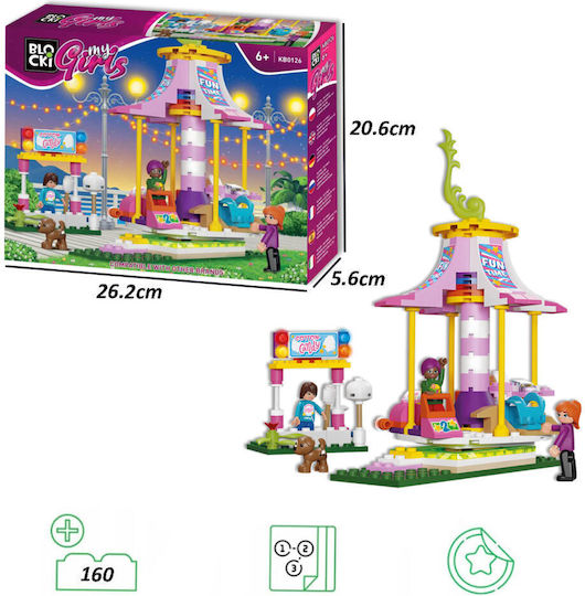 Blocki Building Blocks My Girls Carousel For 6+ Years 160 Pieces
