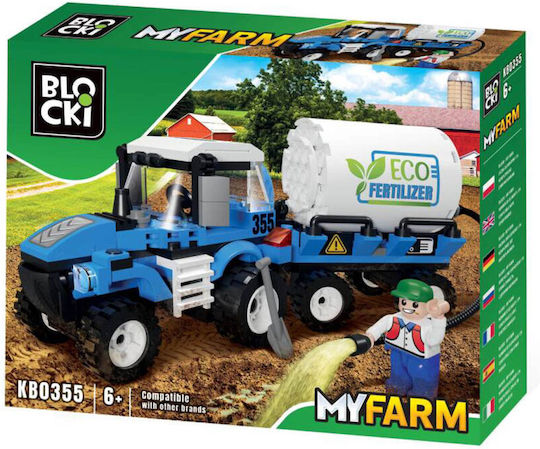 Blocki Bauklötze My Farm - Traktor Düngemittel für 6+ Jahre 180 Stück