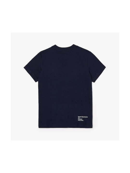 Lacoste Παιδικό T-shirt Navy Μπλε