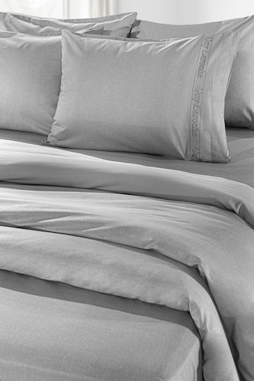 Guy Laroche King Size 180x200+42cm mit Gummizug Color Plus Silver