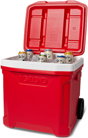 Igloo Laguna 60 Roller Frigider Portabil 56lt Roșu