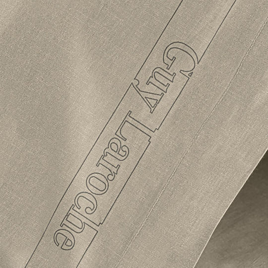 Guy Laroche Sheet Super-Double with Elastic 160x200+32cm. Color Plus Taupe