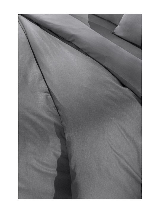 Guy Laroche Sheet King Size 270x280cm. Color Plus Anthracite