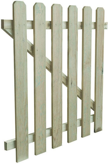 Newplan FG1690100 Ξύλινη Πόρτα Φράχτη 1x1m