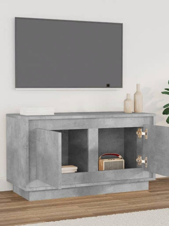 vidaXL TV-Ständer Grau M80xT35xH45cm