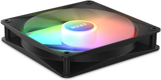 NZXT F140 Core Case Fan (1500rpm / 90.79cfm) με RGB Φωτισμό και Σύνδεση 4-Pin PWM Matte Black