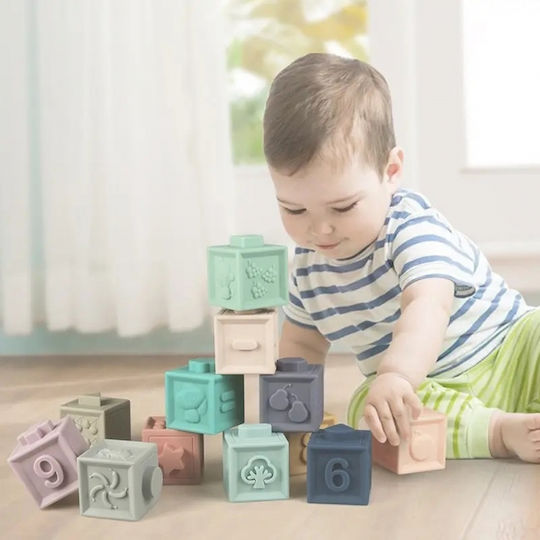 Woopie Stapelspielzeug Sensory Blocks für 6++ Monate