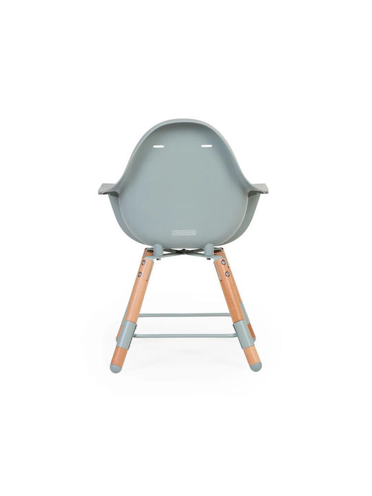 Childhome Evolu 2 Καρεκλάκι Φαγητού με Ρυθμιζόμενο Ύψος Natural Mint